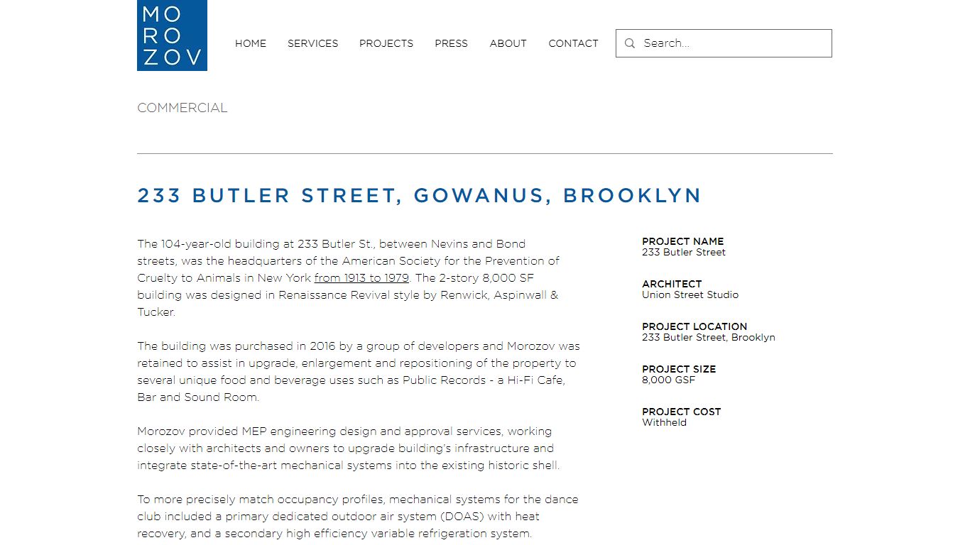 233 BUTLER STREET | PUBLIC RECORDS GOWANUS | MOROZOV NYC